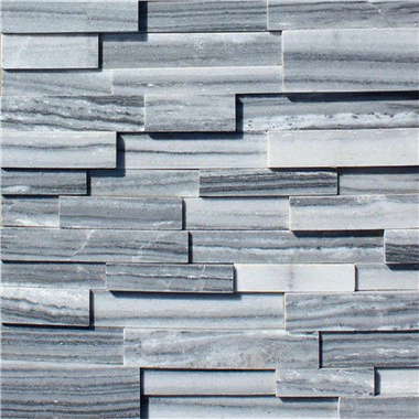 Real Stone 3D 원장 패널 흰색 회색 규암 JRED-050