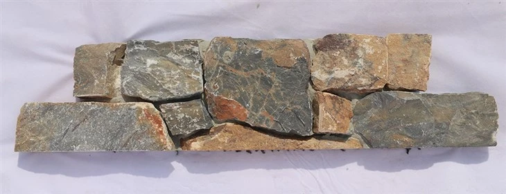 Interlocking Stone Cladding Panel Blue Rusty Limestone JRD-008