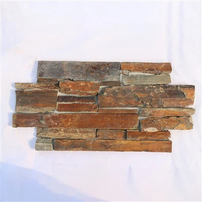 십자형 천연석 클래딩 브라운 슬레이트 JRD-020